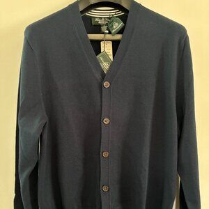 Cardigan sweater. NEW. Brooks Brothers ProSport. Sz M. UNISEX.